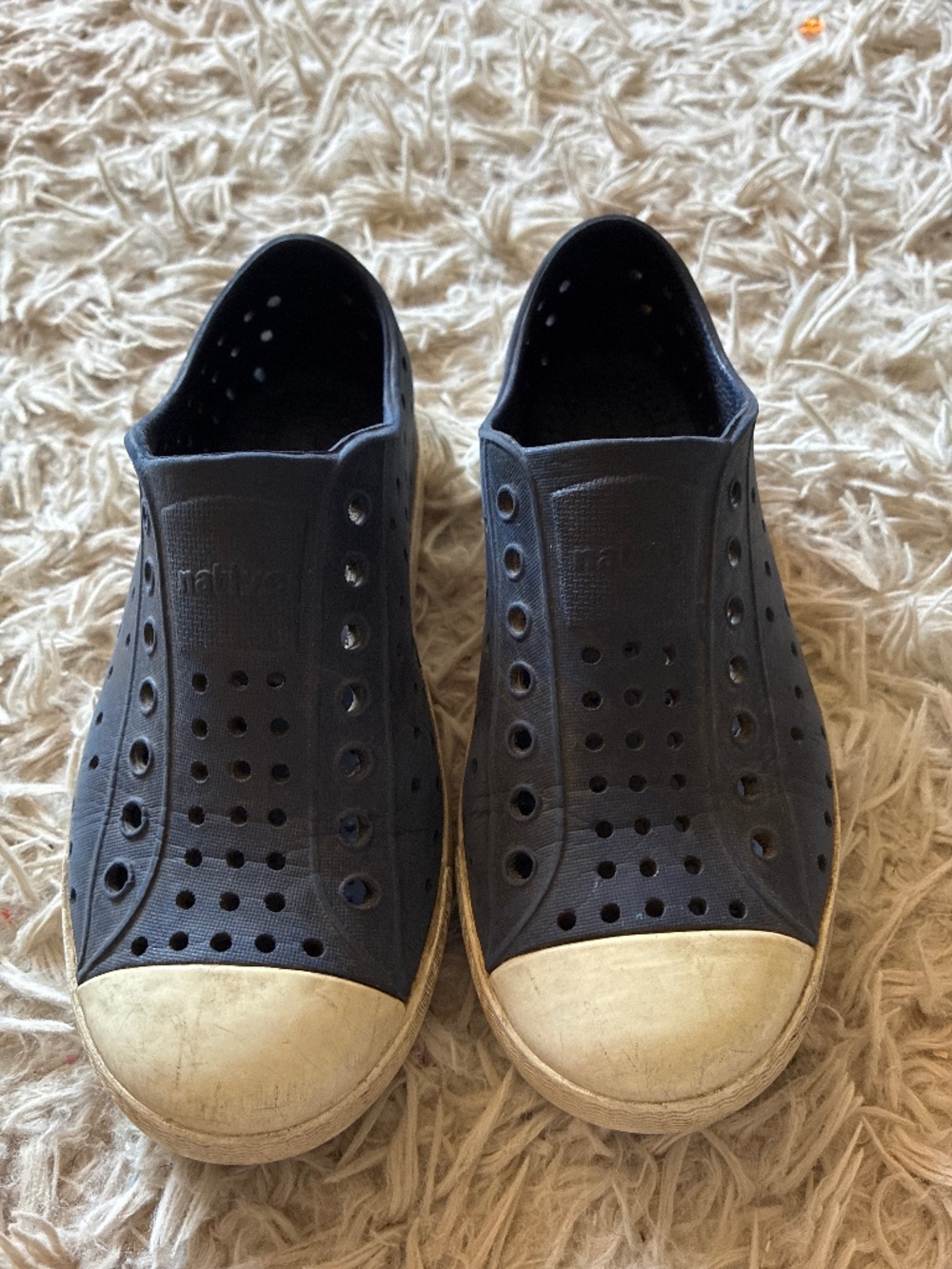 Navy Native Shoes Size 12 c